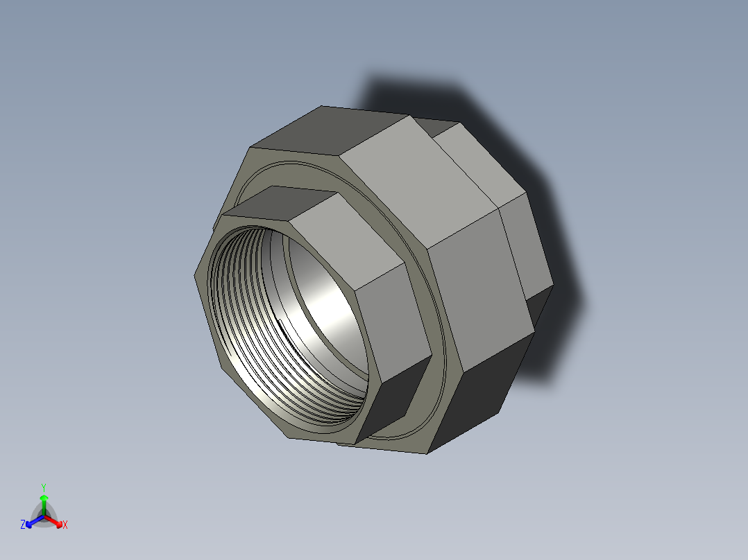 螺纹管活接-等径内丝直通 DN50
