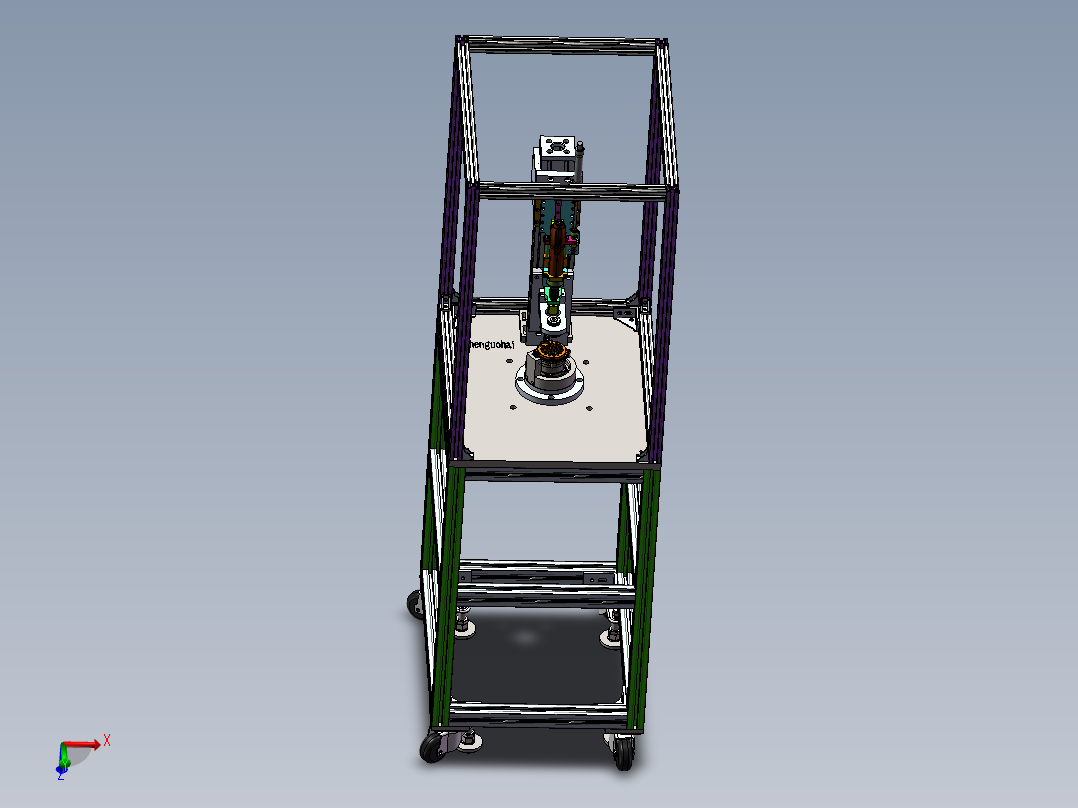 新能源汽车水泵后盖打螺丝机