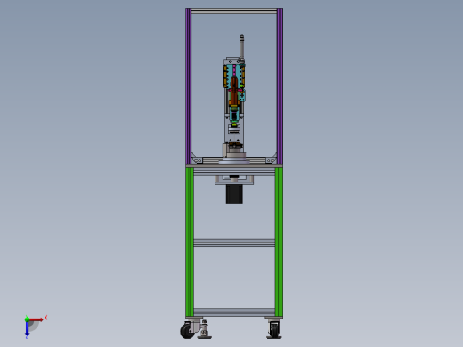 新能源汽车水泵后盖打螺丝机俯视缩略图