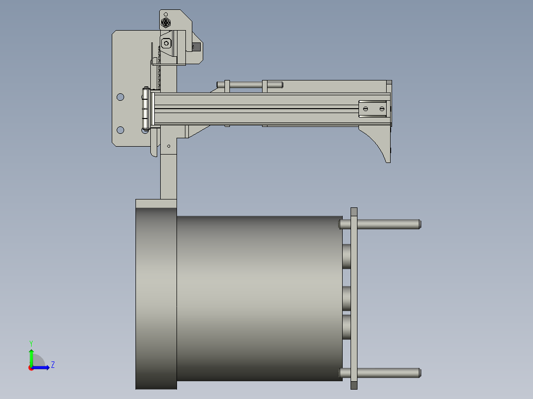 分螺絲機構1130-1223左视图