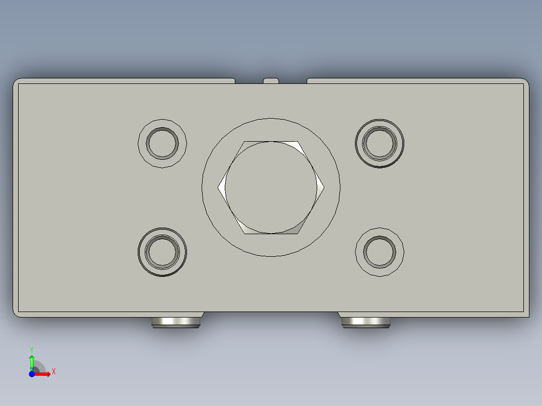 170853_DFM-25-100-P-A-GF带导杆气缸前视图