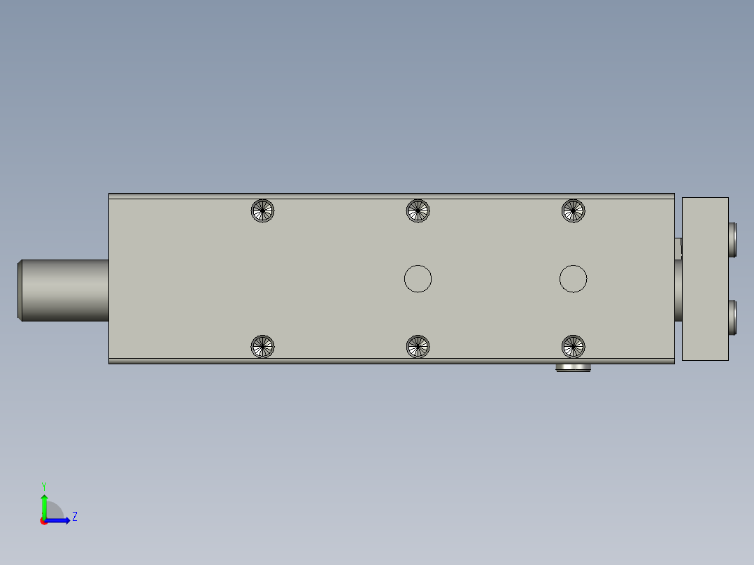 170853_DFM-25-100-P-A-GF带导杆气缸左视图