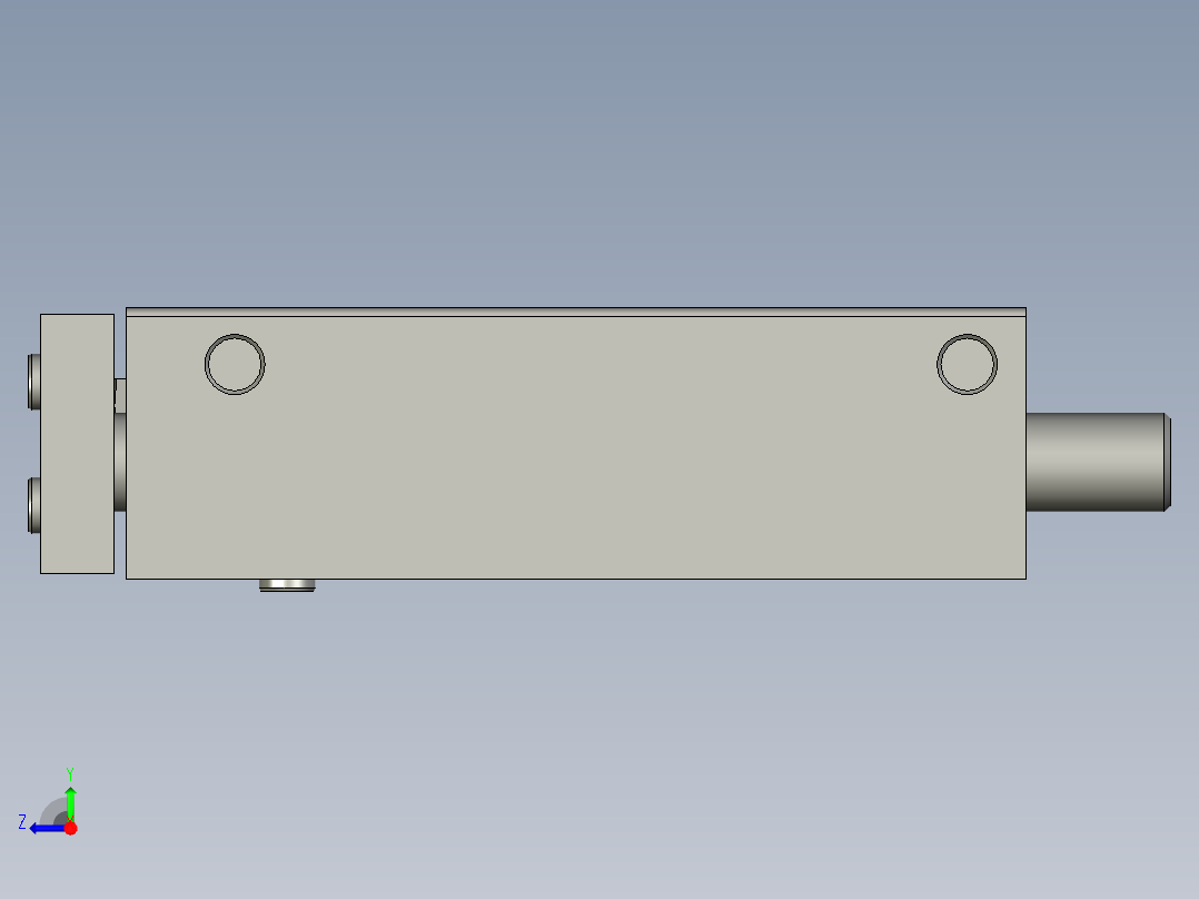 170853_DFM-25-100-P-A-GF带导杆气缸右视图