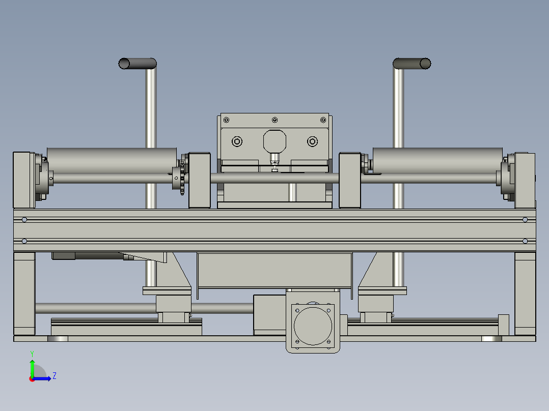 充电接口检测自动化设备设计-assy-DZ-升降拉-V1左视图