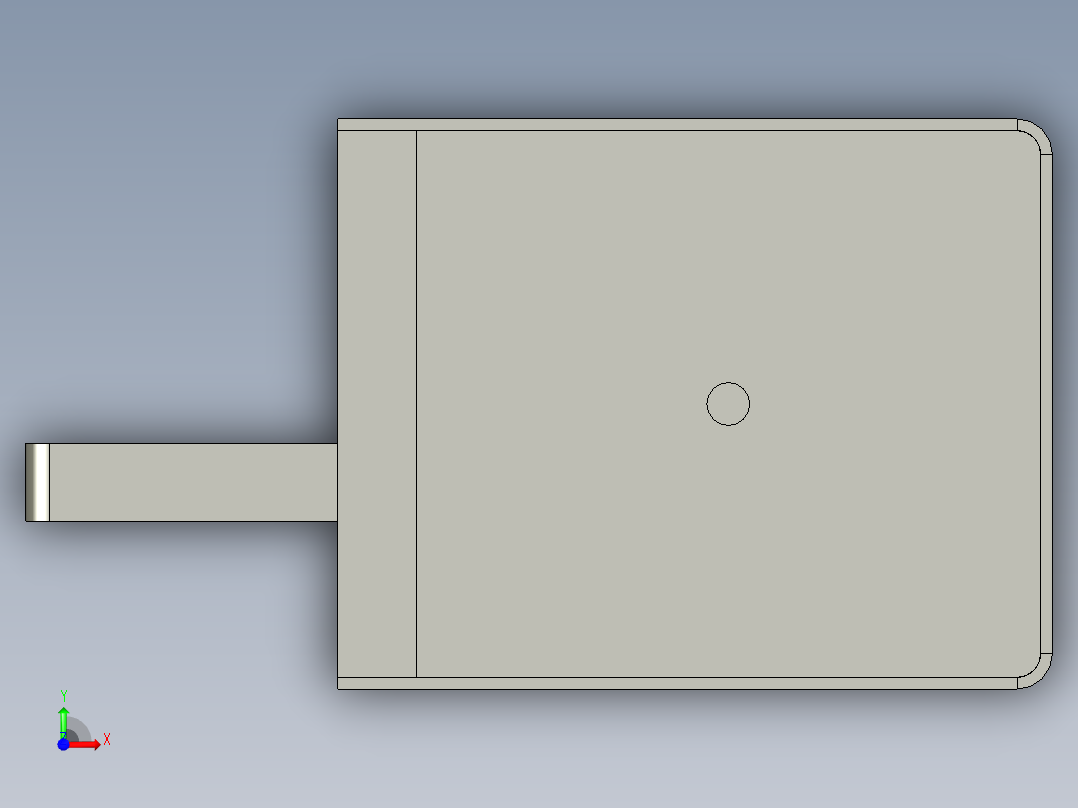 取料旋转组件前视图