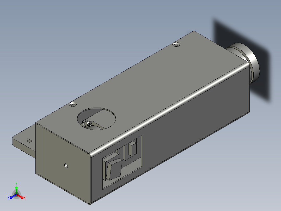 取料旋转组件正等轴测图