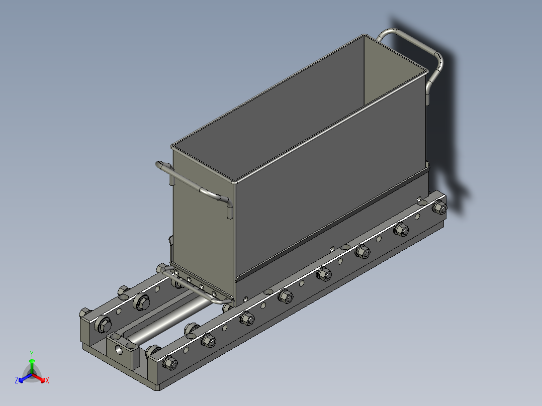 1900外观NG收料装置-LXYC-BOSS正等轴测图