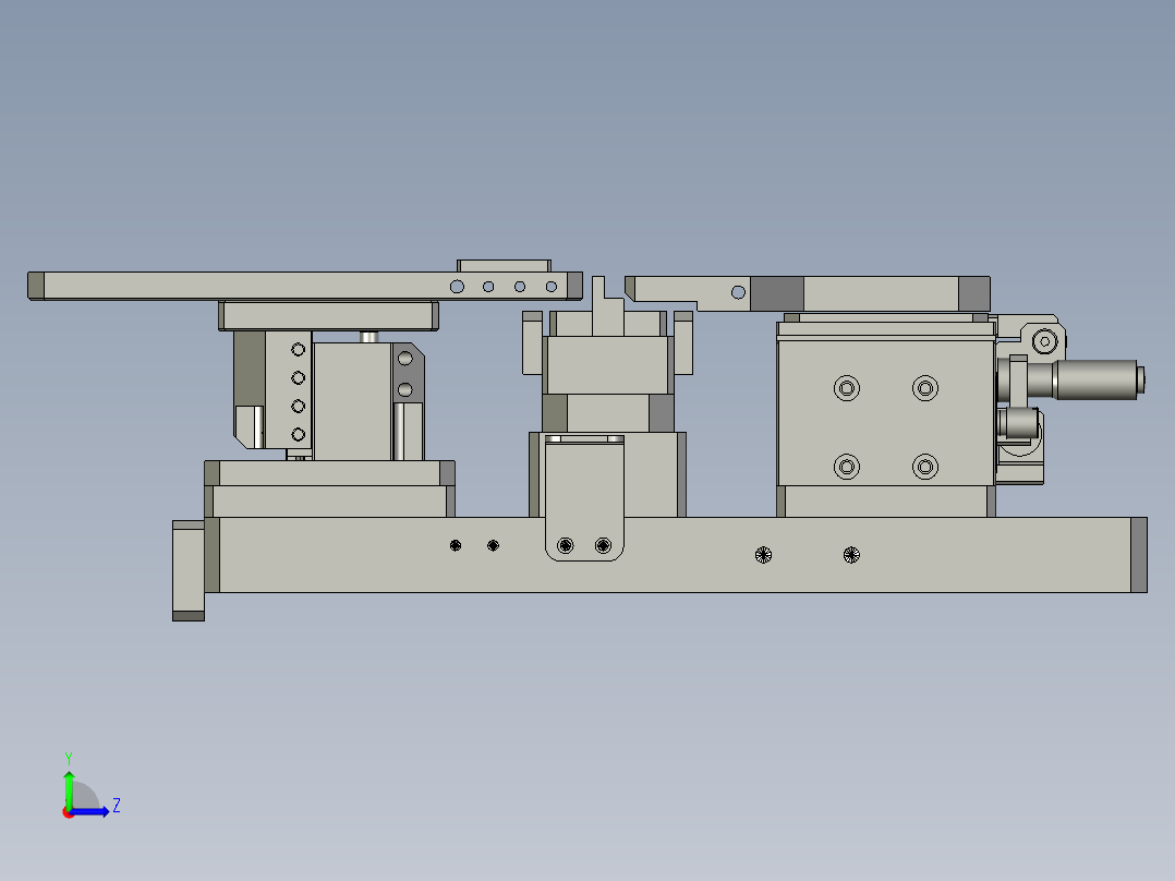 PCBA平台组件左视图