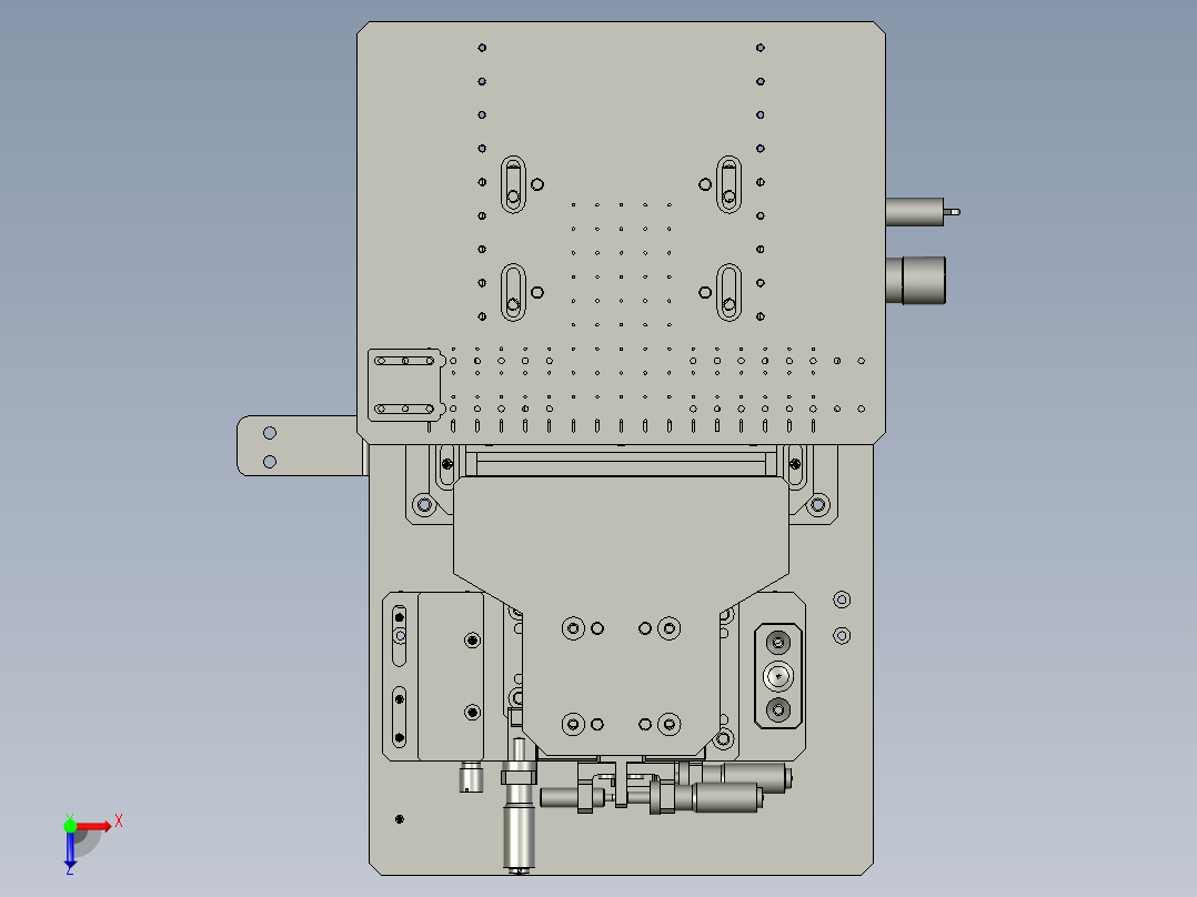 PCBA平台组件俯视图