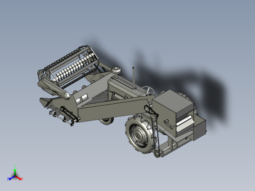小型艾草收割机药材杆子收获机