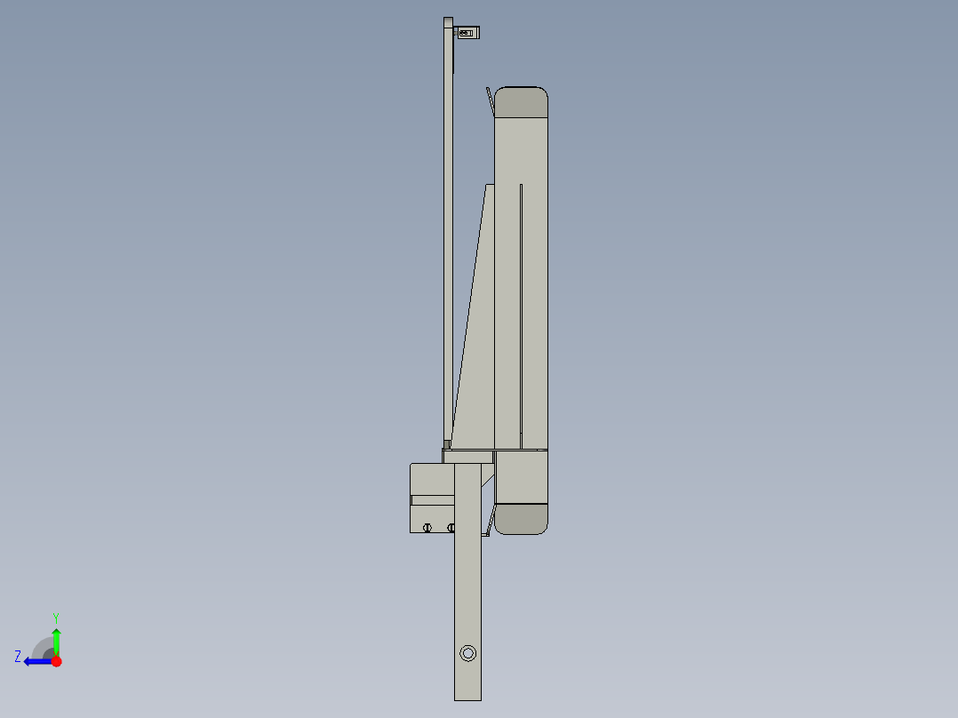 PCM板空托盘导向组合_0210A右视图