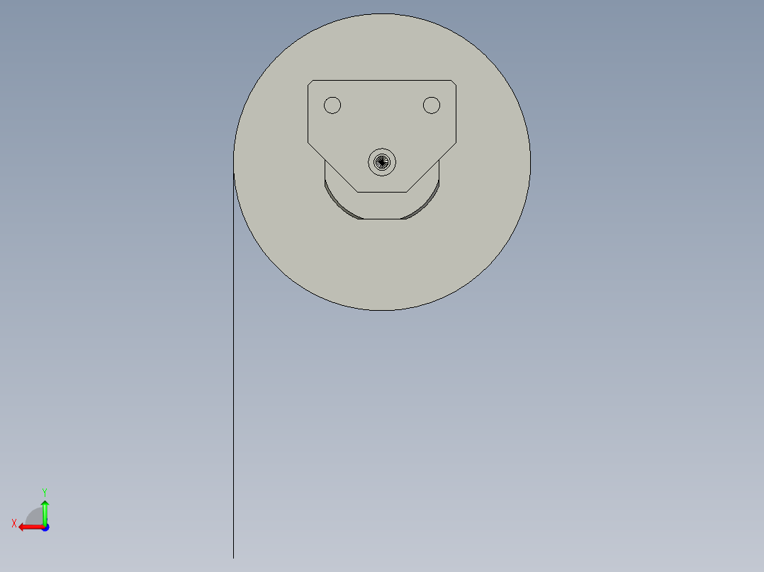 缠绕膜快装机构后视图