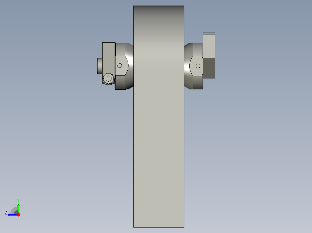 缠绕膜快装机构右视图