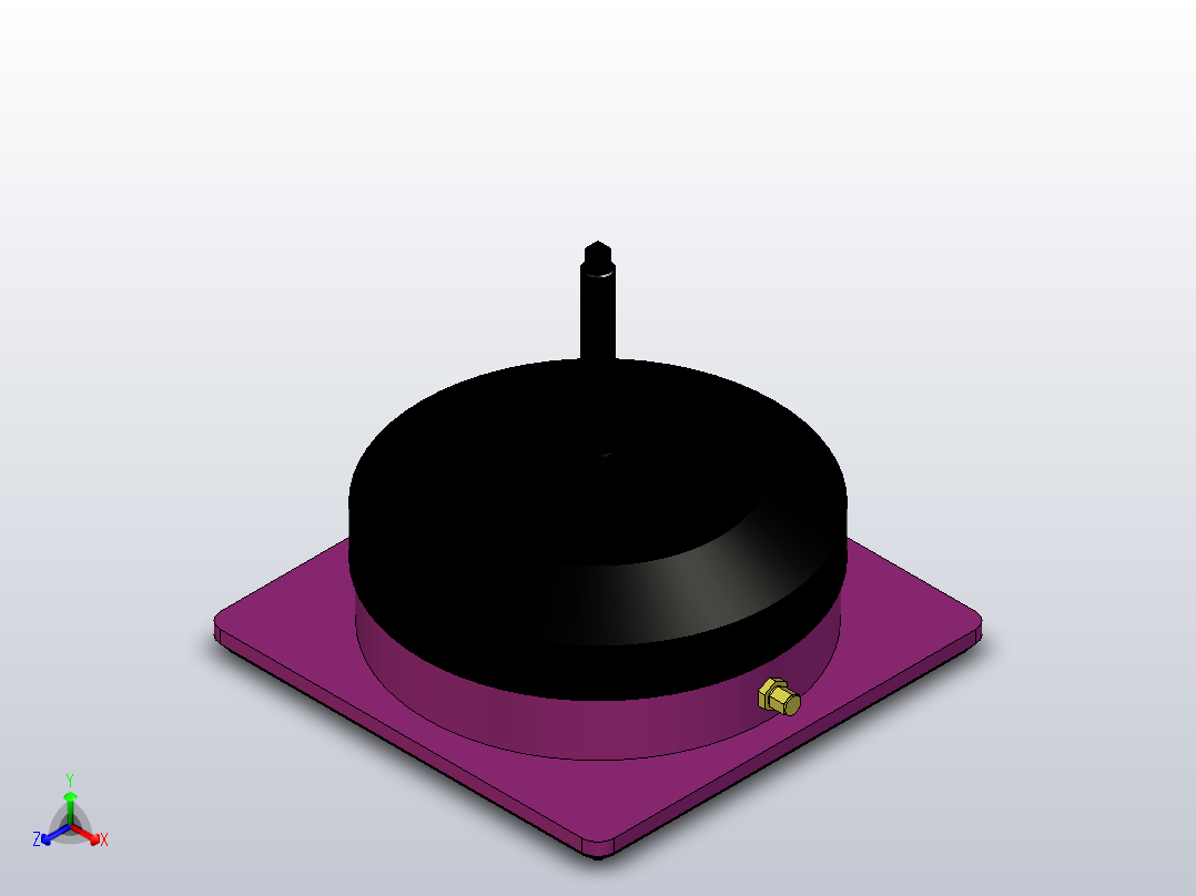 脚杯WAP51-A250正等轴测图