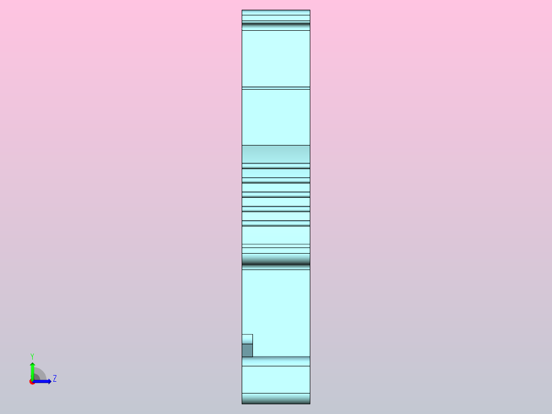 电器通用端子台ZIW80-4A左视图