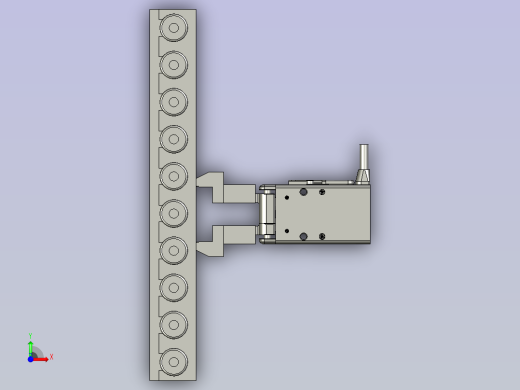 WE夹具装配前视缩略图