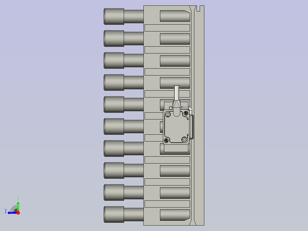 WE夹具装配右视图