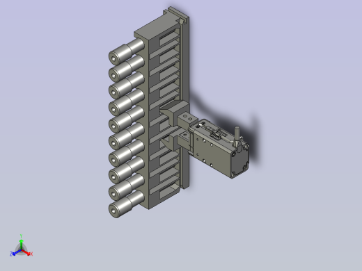 WE夹具装配正等轴测缩略图