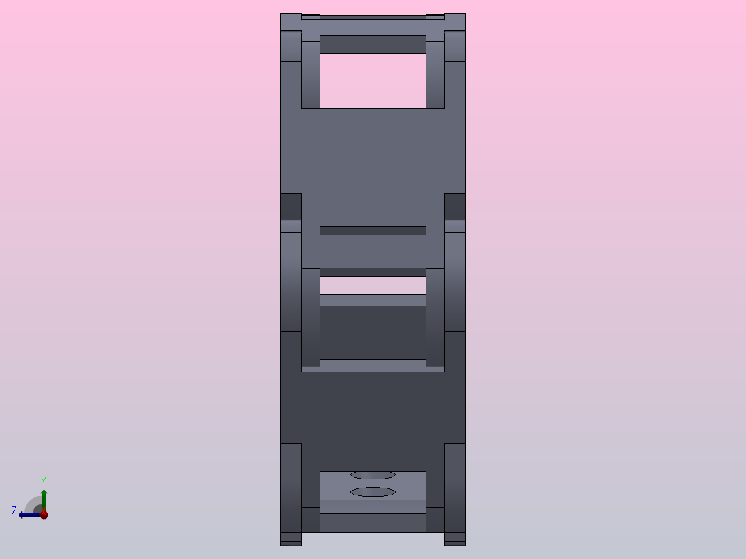 内高10不可打开型桥式拖链DMT07BN-10-10-R18-20-A1右视图