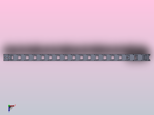 内高10不可打开型桥式拖链DMT07BN-10-10-R18-20-A1俯视缩略图