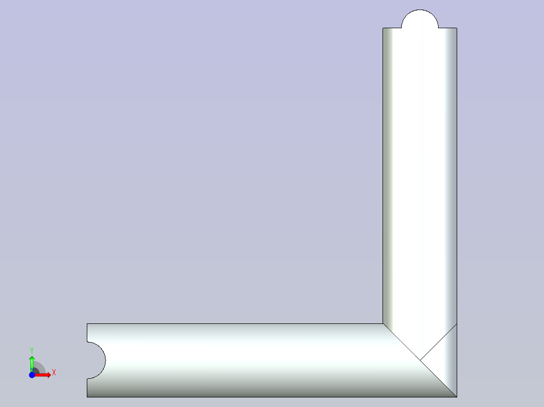 100x25x5cm Rasenkantenstein前视图