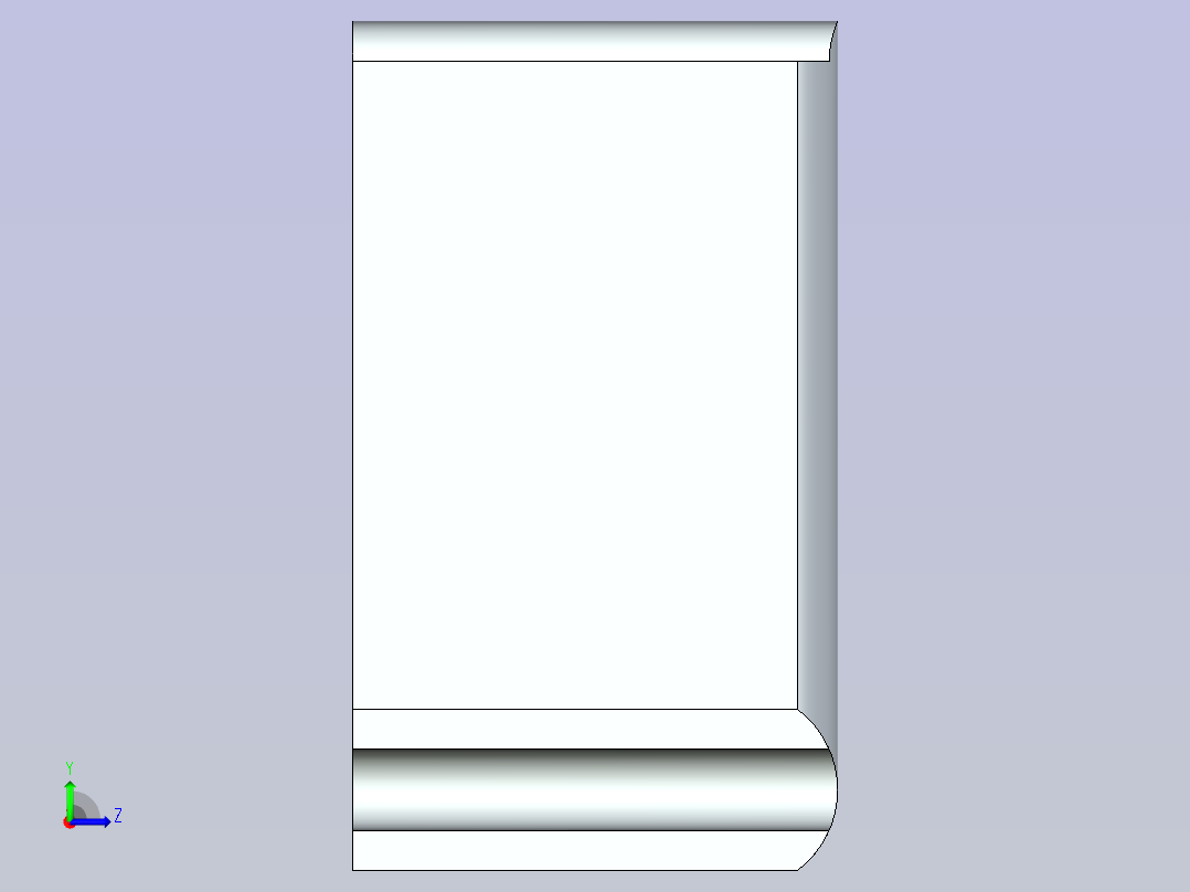 100x25x5cm Rasenkantenstein左视图