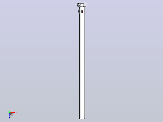 皮带直线轴半封闭可选导轨TPA-HNB-110D-90-L1800-LU-C-P40-N3俯视缩略图