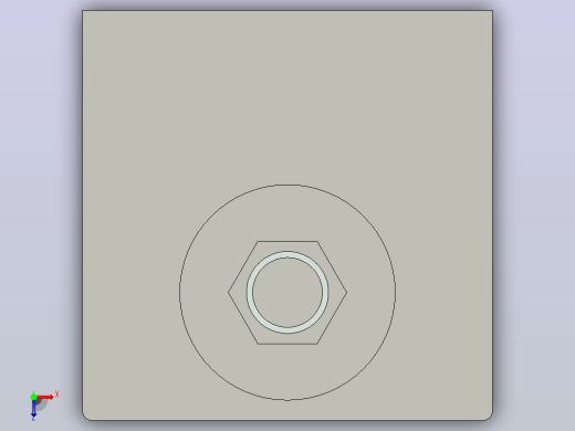 LED机床照明灯具30W 40×40×940俯视缩略图