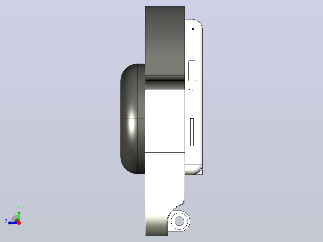 相机3D模型右视图