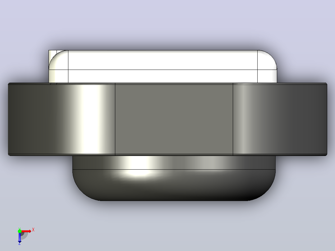 相机3D模型俯视图