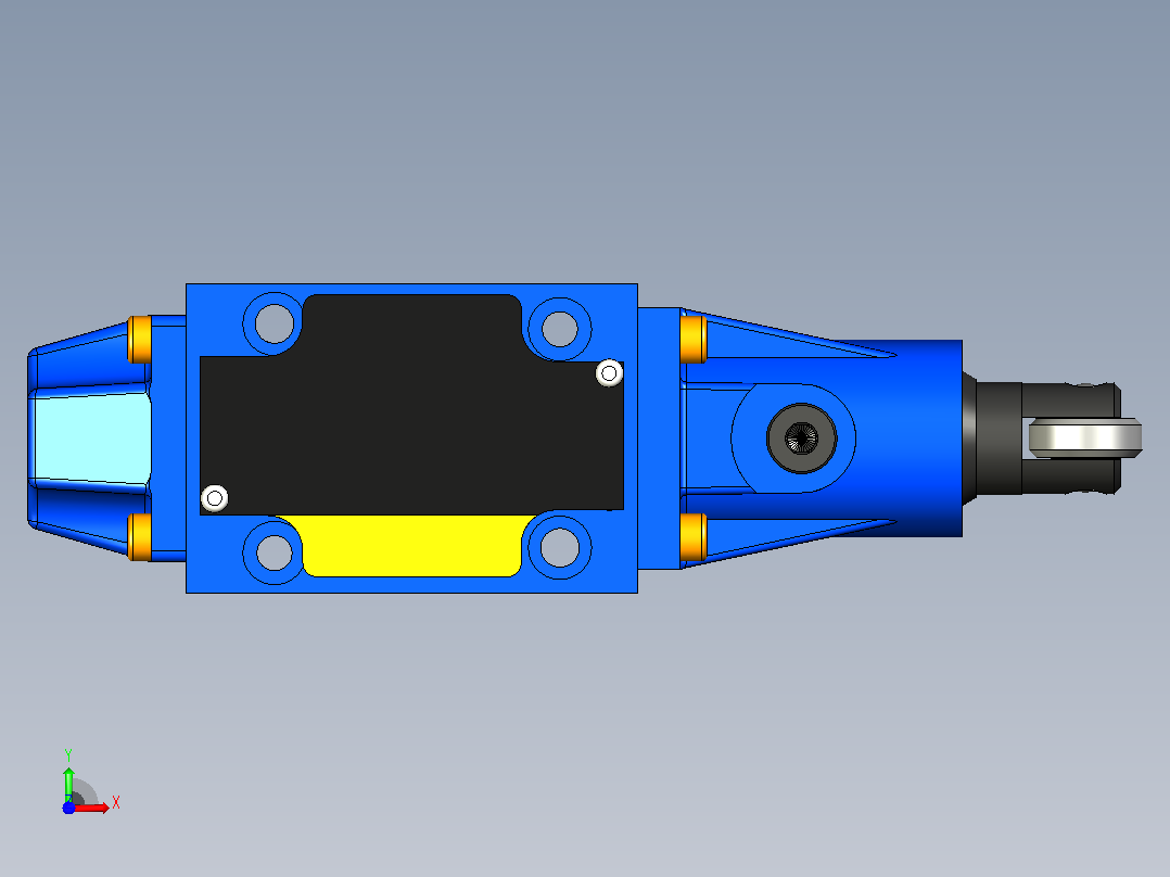 4WMR6-5XJ滚轮阀前视图