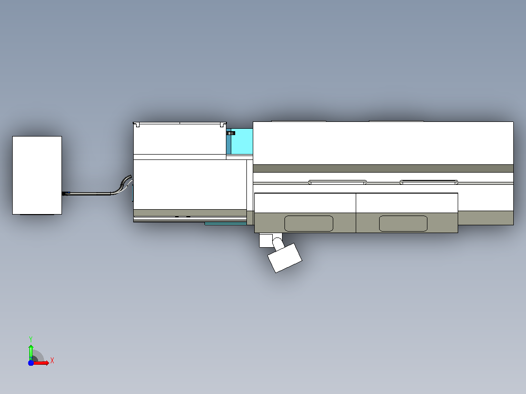 cnc-lathe_centur40a加工中心前视图