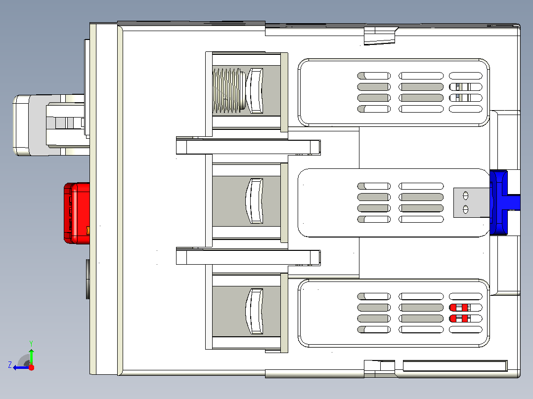NS2-80B交流电动机起动器三维模型202202右视图