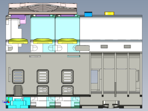 NB7LE-32&amp;3P&amp;N&amp;剩余电流动作断路器三维模型202307右视缩略图