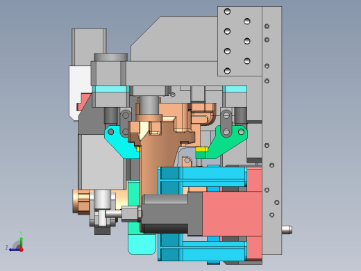 钳体液压夹具图右视缩略图