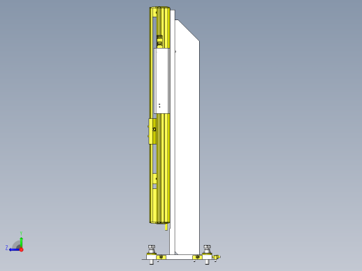 工件升降回转机构右视缩略图