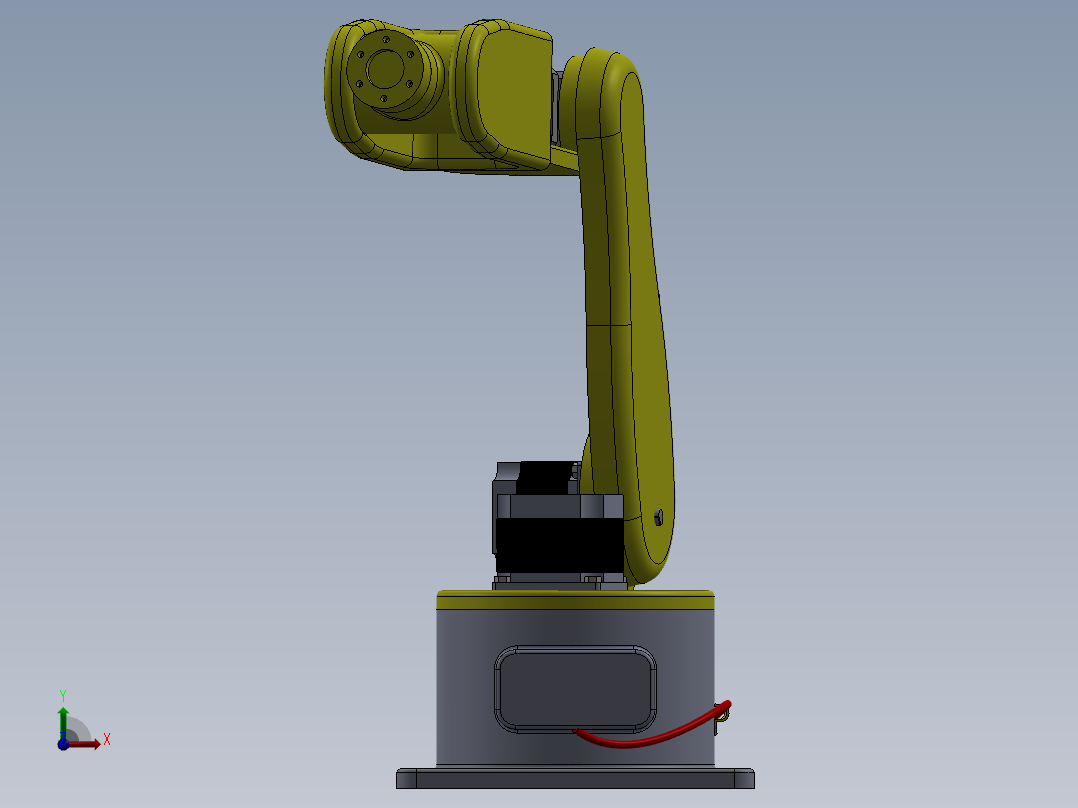 6-dof-industrial-robot-arm-前视图