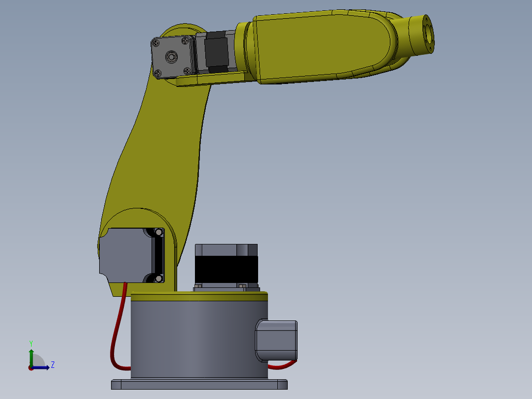 6-dof-industrial-robot-arm-左视图