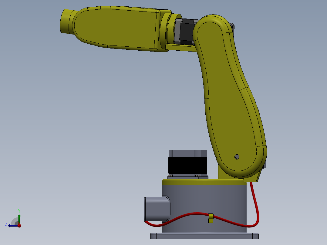 6-dof-industrial-robot-arm-右视图