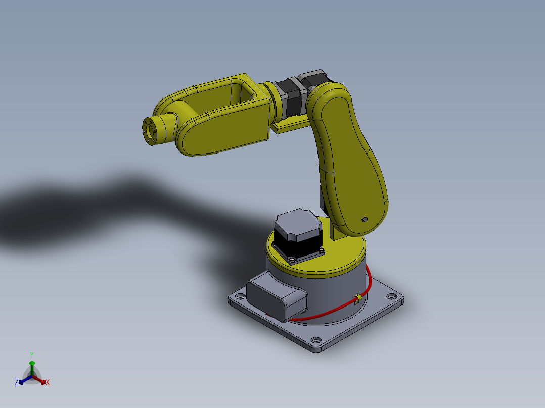 6-dof-industrial-robot-arm-正等轴测图