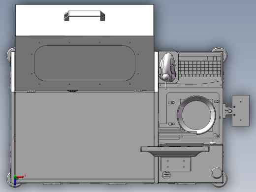 SMT测试分选机3D图纸H726 G60 非标自动化设备3D图纸3D模型俯视缩略图