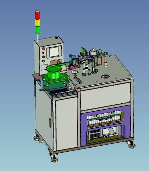 SMT测试分选机3D图纸H726 G60 非标自动化设备3D图纸3D模型缩略图