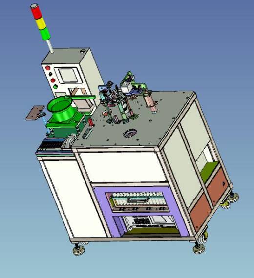 SMT测试分选机3D图纸H726 G60 非标自动化设备3D图纸3D模型缩略图