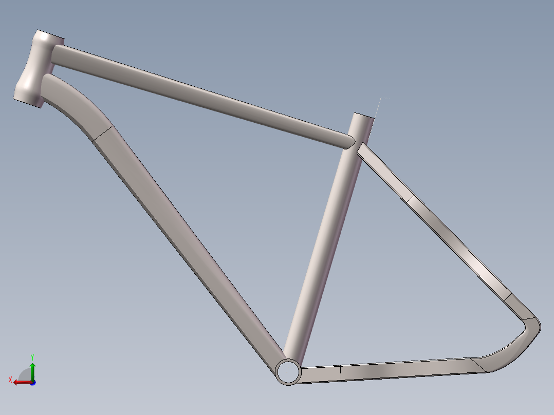 山地车架mosso619 - 副本后视图