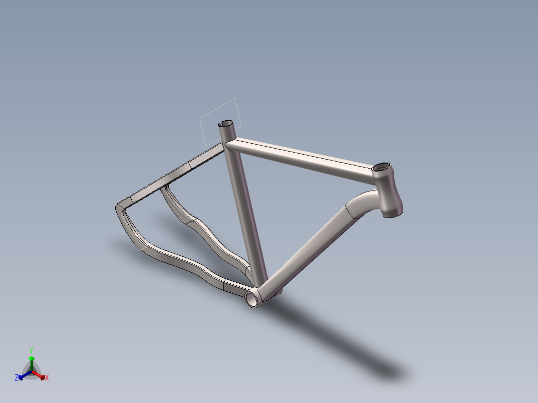 山地车架mosso619 - 副本正等轴测图