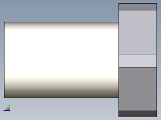 solidworks 外六角螺栓3D模型右视缩略图
