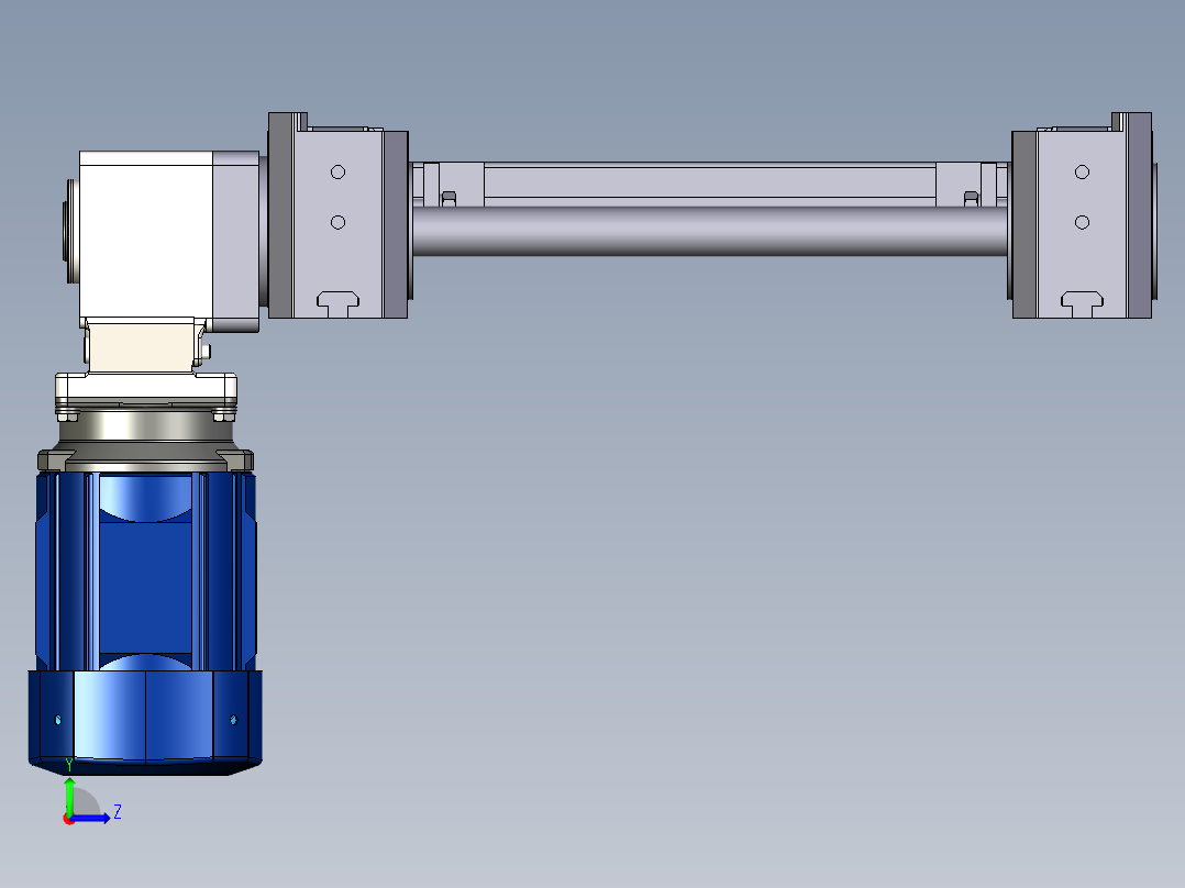 同步带输送线400×2160mm左视图