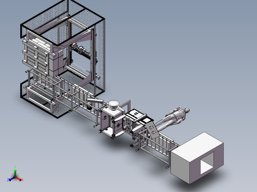 封箱打包码垛流水线