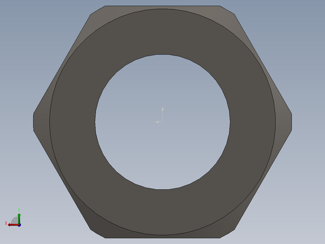 螺母 GBT6170 M16后视图