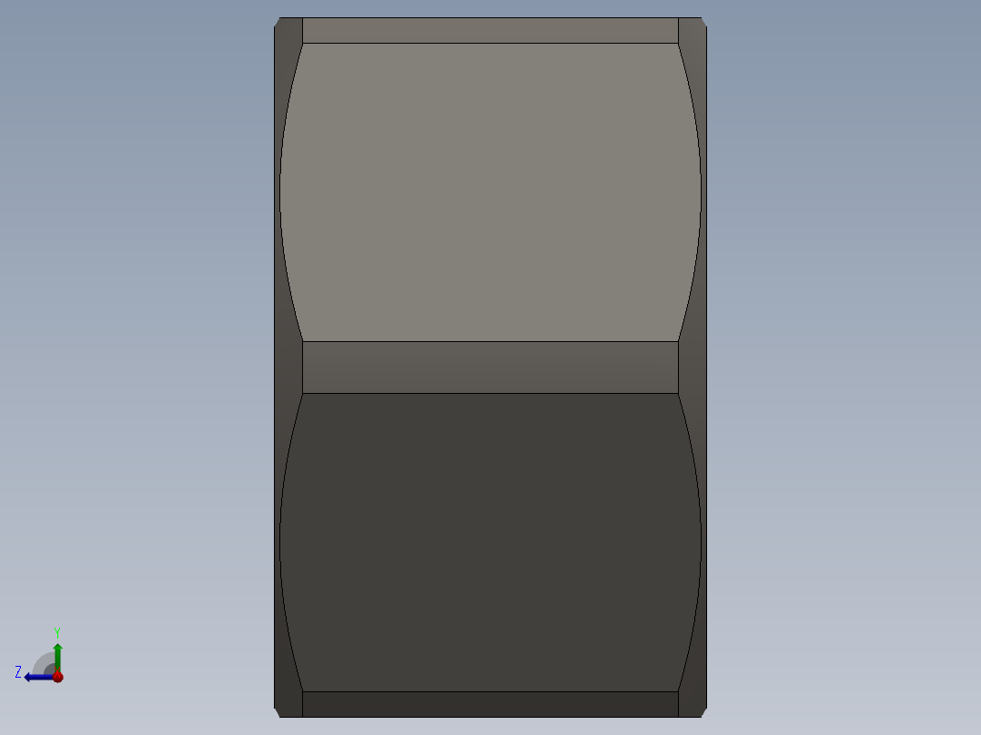 螺母 GBT6170 M16右视图